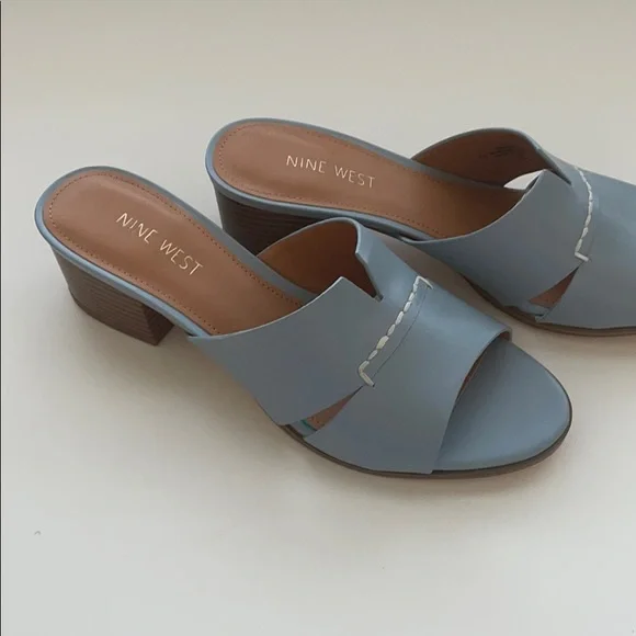 Nine West leather slides - Picture 2 of 4